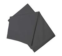 Belledorm Brushed Cotton Flat Sheet (Single) (Charcoal)