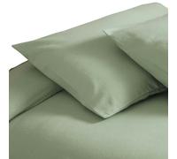 Belledorm Brushed Cotton Housewife Pillowcase (Pair) - Green Apple - Green Apple - One Size