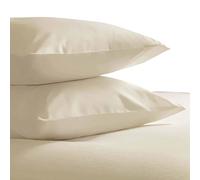 Belledorm Brushed Cotton Housewife Pillowcase (Pair) (One Size) (Cream)