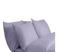 Belledorm Brushed Cotton Housewife Pillowcase (Pair) (One Size) (Heather)