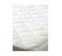 Belledorm Cotton Mattress Protector - White - White - Narrow Single