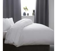 Belledorm Cotton Sateen 1000 Thread Count Duvet Cover - White - White - Double