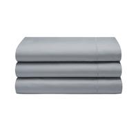 Belledorm Cotton Sateen 1000 Thread Count Flat Sheet - Platinum - Platinum - Single