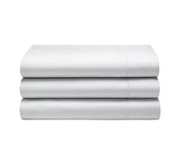 Cotton Sateen 1000 Thread Count Flat Sheet - BM125 - White / Double