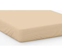 Belledorm Cream Jersey Fitted Sheet, 38cm Extra Deep, 100% Cotton (Double, Ivory)