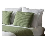 Belledorm Crompton Filled Cushion - Sage - One Size - Sage - 60% Cotton/40% Polyester