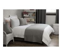 Belledorm Crompton Quilted Bed Runner - Grey - Grey - One Size