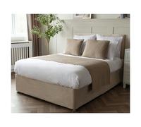 Belledorm Crompton Quilted Bed Runner - Mocha - Mocha - 220cm x 70cm