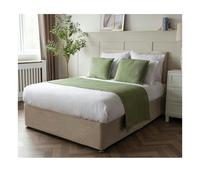 Belledorm Crompton Quilted Bed Runner - Sage - 220cm x 70cm - Sage - 60% Cotton/40% Polyester
