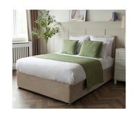 Belledorm Crompton Quilted Bed Runner - Sage - Sage - 220cm x 70cm