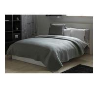 Belledorm Crompton Quilted Throw - Grey - Grey - One Size