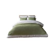 Belledorm Crompton Quilted Throw - Sage - Sage - 200cm x 150cm