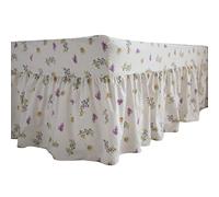 Belledorm Delphine Fitted Valance (Double) (White)