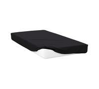 Belledorm Divan Extra Deep Fitted Sheet - Black - Black - Double - 90% Polyester/10% Spandex