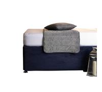 Belledorm Divan Extra Deep Fitted Sheet - Navy - Navy - King - 90% Polyester/10% Spandex