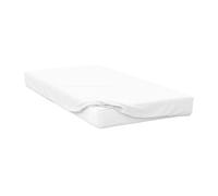 Belledorm Divan Extra Deep Fitted Sheet - White - White - King - 90% Polyester/10% Spandex