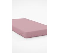 Belledorm Easy Care 200 Thread Count Cotton Polyester Percale 28cm Fitted Sheet in Dark Pink | Size: Small Double Belledorm Dark Pink Small Double