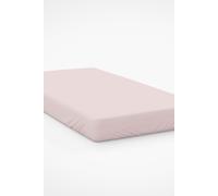 Belledorm Easy Care 200 Thread Count Cotton Polyester Percale 28cm Fitted Sheet in Light Pink | Size: King Belledorm Light Pink King