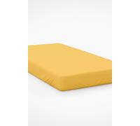 Belledorm Easy Care 200 Thread Count Cotton Polyester Percale 28cm Fitted Sheet in Mustard | Size: Double Belledorm Mustard Double