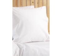 Belledorm Easy Care 200 Thread Count Cotton Polyester Percale Continental Pillowcase in Light Grey Belledorm Light Grey