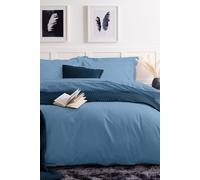 Belledorm Easy Care 200 Thread Count Cotton Polyester Percale Duvet Cover in Bright Blue | Size: Single Belledorm Bright Blue Single