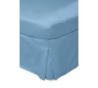 Belledorm Easy Care 200 Thread Count Cotton Polyester Percale Platform Valance in Bright Blue | Size: Single Belledorm Bright Blue Single