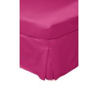 Belledorm Easy Care 200 Thread Count Cotton Polyester Percale Platform Valance in Fuchsia | Size: King Belledorm Fuchsia King