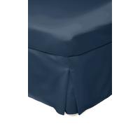 Belledorm Easy Care 200 Thread Count Cotton Polyester Percale Platform Valance in Navy | Size: Single Belledorm Navy Single