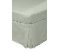 Belledorm Easy Care 200 Thread Count Cotton Polyester Percale Platform Valance in Pale Green | Size: Double Belledorm Pale Green Double