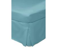 Belledorm Easy Care 200 Thread Count Cotton Polyester Percale Platform Valance in Teal | Size: Super King Belledorm Teal Super King
