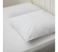 Belledorm Easycare Percale Continental Pillowcase - White - One Size - White - 50% Cotton/50% Polyester