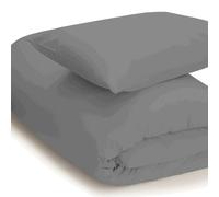 Belledorm Easycare Percale Duvet Cover Grey (Kingsize)