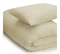Belledorm Easycare Percale Duvet Cover - Ivory - Ivory - Superking