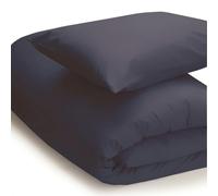 Belledorm Easycare Percale Duvet Cover - Navy - Kingsize - Navy - 50% Cotton/50% Polyester