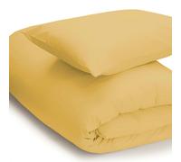 Belledorm Easycare Percale Duvet Cover - Saffron - Superking - Saffron - 50% Cotton/50% Polyester