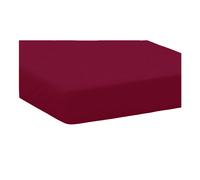 Belledorm Easycare Percale Fitted Sheet - Red - Single - Red