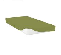 Belledorm Easycare Percale Fitted Sheet - Olive - Kingsize - Olive