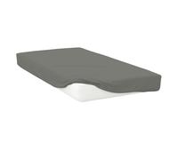 Belledorm Easycare Percale Fitted Sheet - Grey - Double - Grey