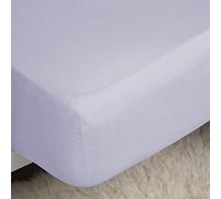 Belledorm Easycare Polycotton Percale 200 Thread Count 11 Inch Deep Fitted Sheet, Heather, Double