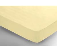 Belledorm Easycare Percale Fitted Sheet (Kingsize) (Honeydew)