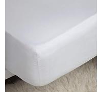 Belledorm Easycare Percale Fitted Sheet (Narrow Single) (White)