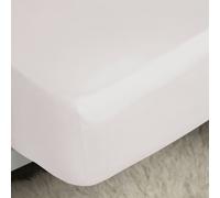 Belledorm Easycare Percale Fitted Sheet - Powder Pink - 6ft 6in - Powder Pink