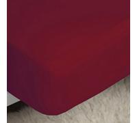 Belledorm Easycare Percale Fitted Sheet Red (Double)