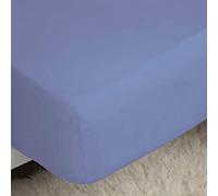 Belledorm Easycare Percale Fitted Sheet (Single) (Sky Blue)