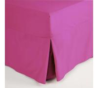 Belledorm Easycare Percale Fitted Valance - Fuchsia - Double - Fuchsia - 50% Cotton/50% Polyester