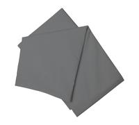 Belledorm Easycare Percale Flat Sheet - Grey - Grey - Double
