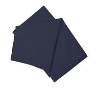 Belledorm Easycare Percale Flat Sheet - Navy - Navy - Single