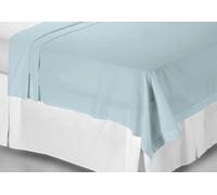 Belledorm Easycare Percale Flat Sheet (Single) (Duck Egg Blue)