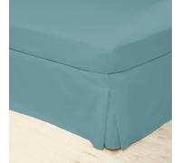 Belledorm Easycare Percale Platform Valance - Teal - Kingsize - Teal - 50% Cotton/50% Polyester