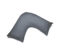 Easycare Percale V-Shaped Orthopaedic Pillowcase - Grey